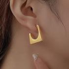 Geometric Hoop Earring 1 Pair - Earring - Gold - One Size