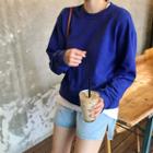 Colored Short Sweatshirt