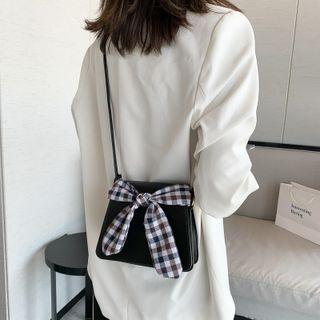 Gingham Bow Crossbody Bag