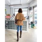 Flap-front Jacket With Belt