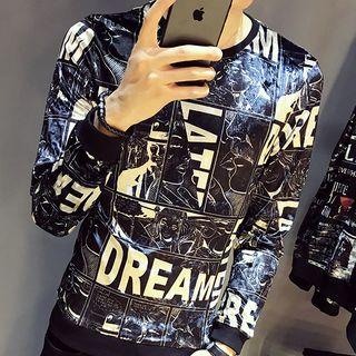 Comic Print Pullover