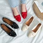 Ribbon Low Heel Flats