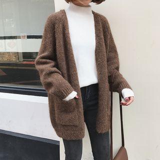 Long Open-front Cardigan