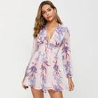 Long-sleeve Chiffon Romper