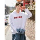 Under Lettering Boxy-fit Hoodie