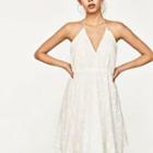 Frilled Halter Minidress