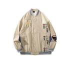 Bear Jacquard Panel Jacket