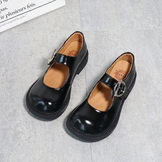 Round-toe Mary Jane Shoes