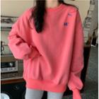 Long-sleeve Embroidered Sweatshirt (various Designs)