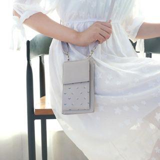 Floral Print Crossbody Mobile Pouch