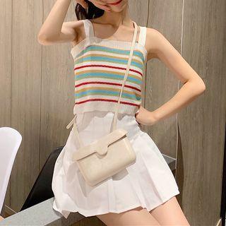 Striped Knit Camisole Top Stripes - Multicolor - One Size