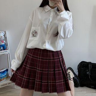 Long-sleeve Shirt / Neck Tie / Set