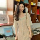 Button-up Pattern Dress