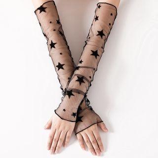 Mesh Fingerless Gloves (various Designs)