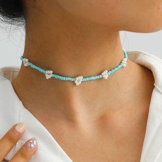 Flower Beads Choker