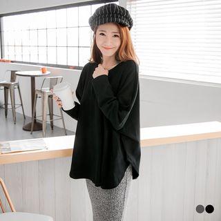 Curve Hem Dolman Sweatshirt