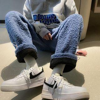 Straight Leg Fleece Pants