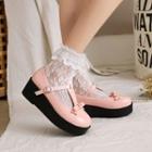 Wedge Heel Mary Jane Shoes