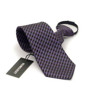 Pre-tied Neck Tie (8cm) Purple - One Size