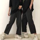 Couple Matching Striped Wide-leg Pants