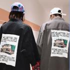 Couple Matching Oversized Plaid Panel Buttoned Jacket