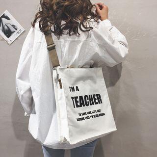English Word Messenger Bag