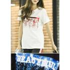 Round-neck Glittered T-shirt