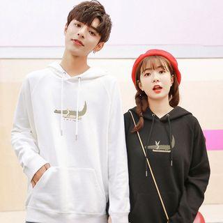 Couple Matching Crocodile Print Hoodie