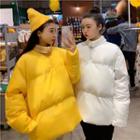 Turtleneck Padded Pullover