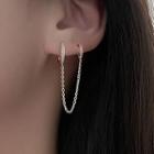 Sterling Silver Chained Cuff Earring