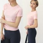 Pastel-color Slim-fit Sports T-shirt