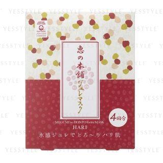 Megumi No Honpo - Gelee Mask (hari) (elasticity) 4 Pcs