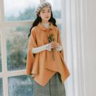 Plain Buttoned Cape