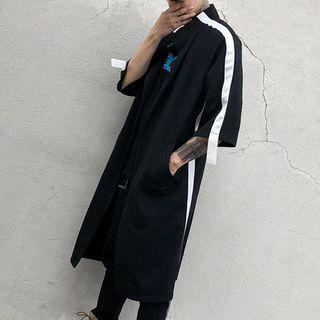 Strap Elbow-sleeve Jacket
