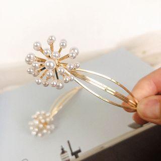 Beaded Hair Clip As Shown In Figure - One Size