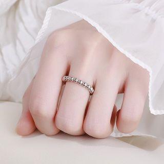 S925 Sterling Silver Open Ring Ring - Silver - One Size