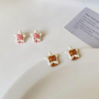 Animal Star Alloy Earring