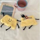 Cartoon Chenille Coin Purse Yellow - One Size