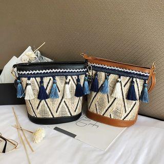 Tassel Detail Bucket Bag