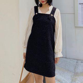 Glitter Mini A-line Jumper Dress