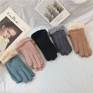 Fleece Trim Gloves