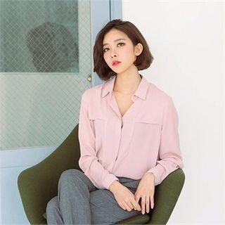 Fly-front Blouse