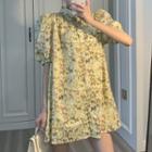 Dog Short-sleeve A-line Dress