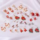 3 Pair Set: Christmas Alloy Earring (assorted Designs)
