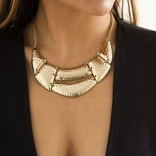 Geometric Alloy Choker 4897 - Gold - One Size
