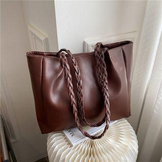 Plain Top Handle Tote Bag