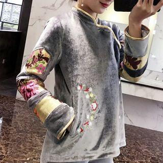 Traditional Chinese Long-sleeve Padded Top