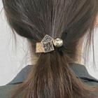 Embellished Hair Tie 1 - Yellow - One Size