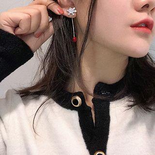 Rhinestone Snowflake Drop Earring (various Designs)