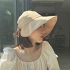 Plain Linen Cotton Sun Hat